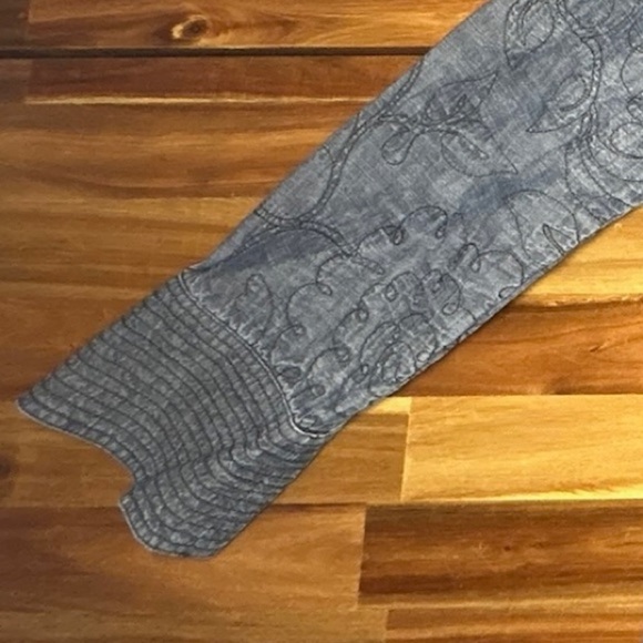 J. Jill Blue Utility Jacket Lightweight Casual - Picture 5 of 12